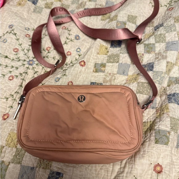 lululemon athletica Handbags - lululemon athletica Blush Pink Crossbody Camera Bag. 2L